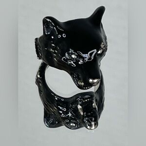 Gucci Anger Forest Wolf Head Ring 925